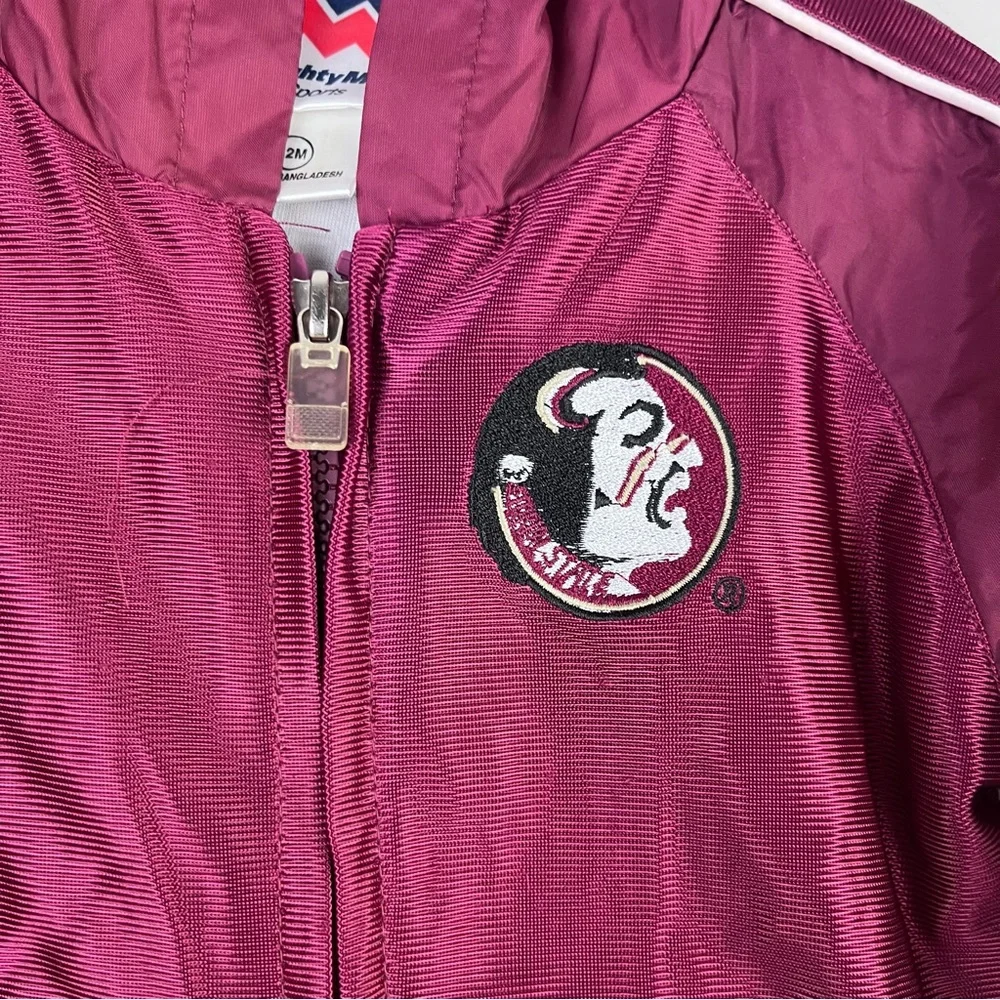 Florida State Seminole Red Full Zip Up Hooded Jacket Kid’s 12 Months